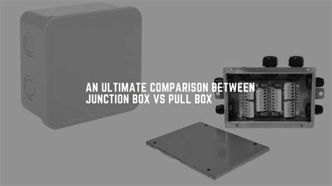 us junction box|junction box vs receptacle.